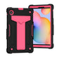 T-shaped Bracket Contrast Color Shockproof PC + Silicone Protective Case, For Huawei MatePad T8, For Huawei MediaPad T5