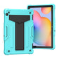 T-shaped Bracket Contrast Color Shockproof PC + Silicone Protective Case, For Huawei MatePad T8, For Huawei MediaPad T5