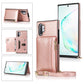 Square Zipper Wallet Bag TPU+PU Back Cover Case with Holder & Card Slots & Wallet & Cross-body Strap, For Samsung Galaxy A90 5G, For Samsung Galaxy Note9, For Samsung Galaxy Note10, For Samsung Galaxy Note10 Pro, For Samsung Galaxy S9������������������...