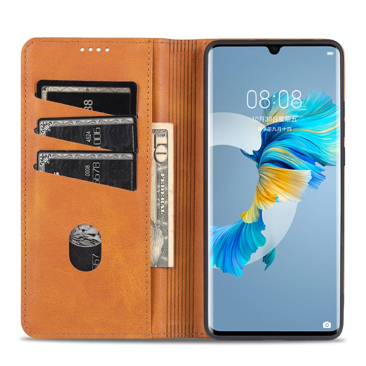 AZNS Magnetic Calf Texture Horizontal Flip Leather Case with Card Slots & Holder & Wallet, For Huawei Nova 8 SE, For OPPO K7 / Reno3 5G, For vivo Y3s / Y17, For vivo Y73s / S7e, For Samsung Galaxy M31