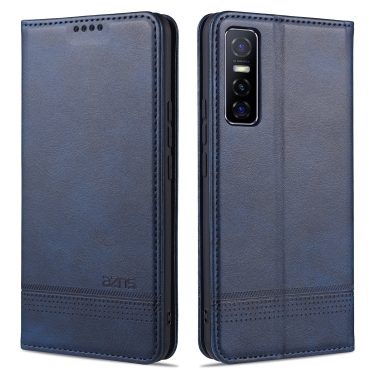 AZNS Magnetic Calf Texture Horizontal Flip Leather Case with Card Slots & Holder & Wallet, For Huawei Nova 8 SE, For OPPO K7 / Reno3 5G, For vivo Y3s / Y17, For vivo Y73s / S7e, For Samsung Galaxy M31
