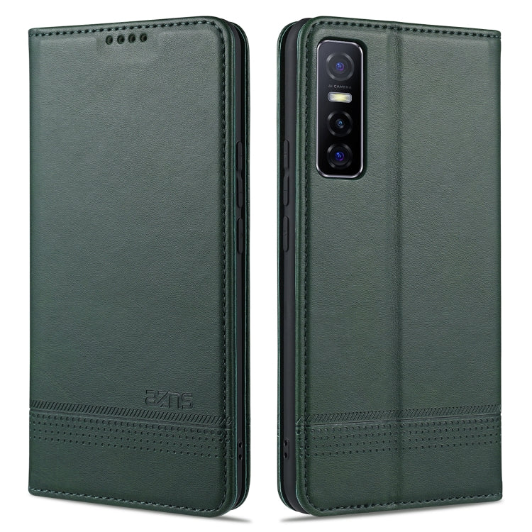 AZNS Magnetic Calf Texture Horizontal Flip Leather Case with Card Slots & Holder & Wallet, For Huawei Nova 8 SE, For OPPO K7 / Reno3 5G, For vivo Y3s / Y17, For vivo Y73s / S7e, For Samsung Galaxy M31