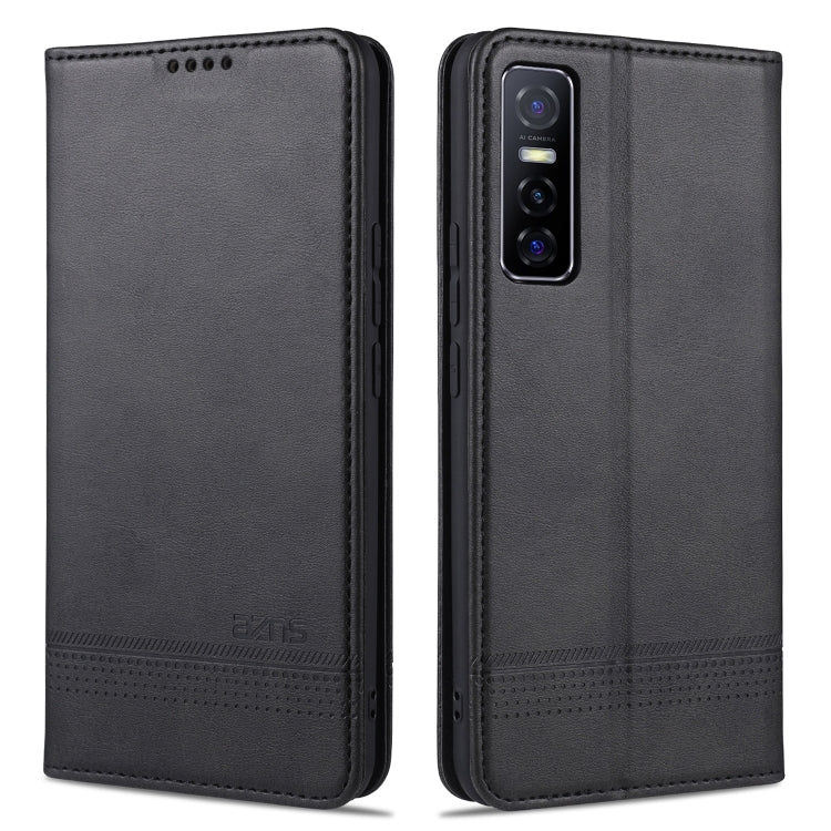 AZNS Magnetic Calf Texture Horizontal Flip Leather Case with Card Slots & Holder & Wallet, For Huawei Nova 8 SE, For OPPO K7 / Reno3 5G, For vivo Y3s / Y17, For vivo Y73s / S7e, For Samsung Galaxy M31