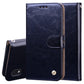 Business Style Oil Wax Texture Horizontal Flip Leather Case, with Holder & Card Slots & Wallet