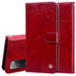 Business Style Oil Wax Texture Horizontal Flip Leather Case, with Holder & Card Slots & Wallet