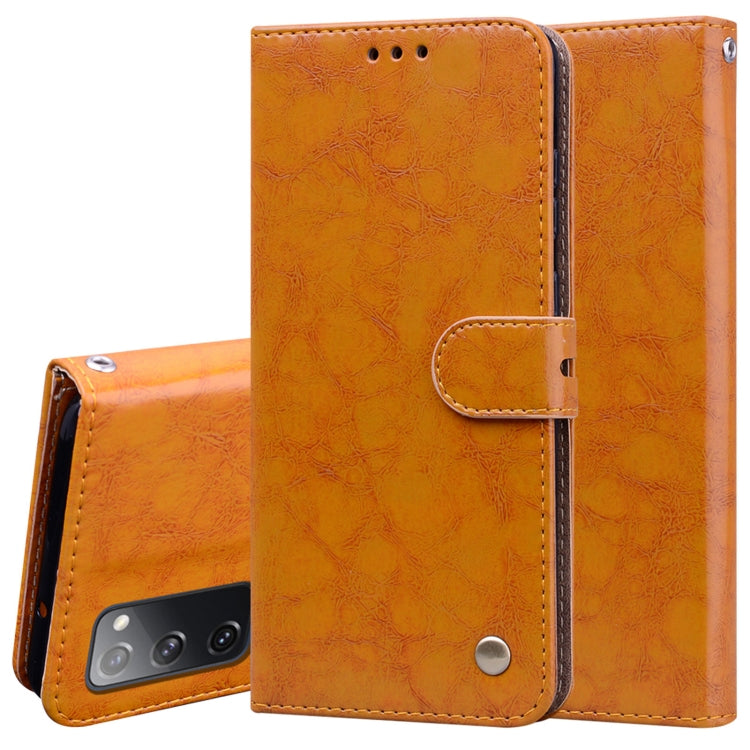 Business Style Oil Wax Texture Horizontal Flip Leather Case, with Holder & Card Slots & Wallet