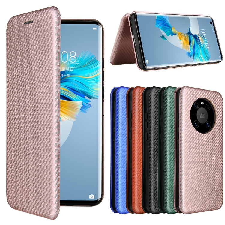 Carbon Fiber Texture Magnetic Horizontal Flip TPU + PC + PU Leather Case with Card Slot, For Huawei Mate 40, For LG K52 / K62, For vivo V20 Pro 5G, For Samsung Galaxy S21 Ultra 5G, For Motorola One 5G / Moto G 5G Plus, For Huawei Mate 40 Pro�����������...