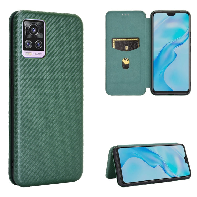 Carbon Fiber Texture Magnetic Horizontal Flip TPU + PC + PU Leather Case with Card Slot, For Huawei Mate 40, For LG K52 / K62, For vivo V20 Pro 5G, For Samsung Galaxy S21 Ultra 5G, For Motorola One 5G / Moto G 5G Plus, For Huawei Mate 40 Pro�����������...
