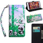 3D Painted Pattern Horizontal Flip TPU + PU Leather Case with Holder & Card Slots & Wallet & Lanyard