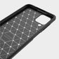 Brushed Texture Carbon Fiber TPU Case, For Samsung Galaxy A12