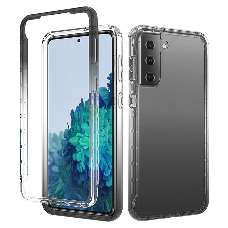 Shockproof  High Transparency Two-color Gradual Change PC+TPU Candy Colors Protective Case, For Samsung Galaxy S21+ 5G, For Samsung Galaxy S21 Ultra 5G