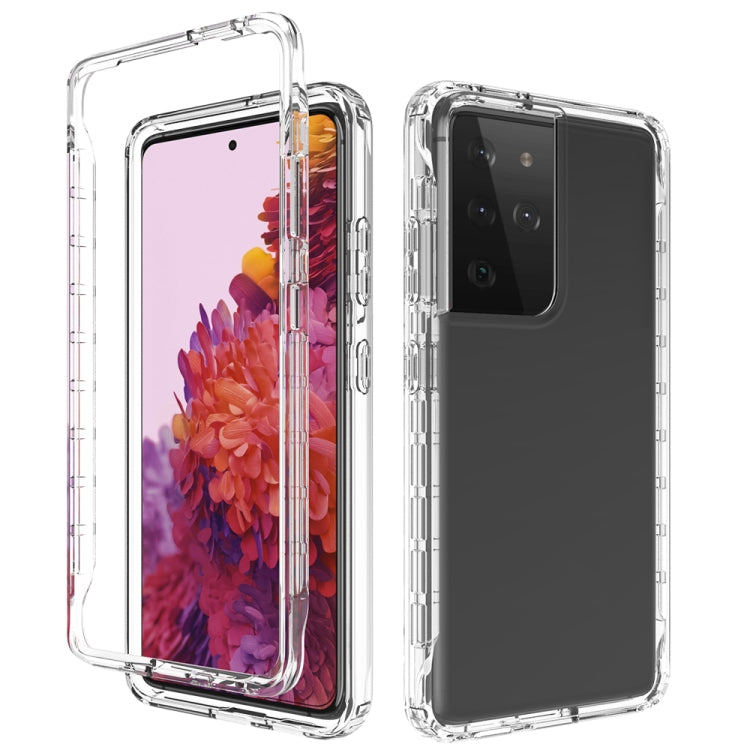 Shockproof  High Transparency Two-color Gradual Change PC+TPU Candy Colors Protective Case, For Samsung Galaxy S21+ 5G, For Samsung Galaxy S21 Ultra 5G