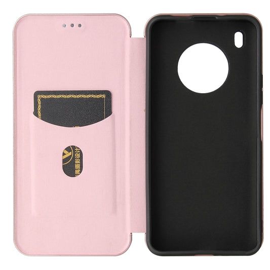 Carbon Fiber Texture Magnetic Horizontal Flip TPU + PC + PU Leather Case with Card Slot, For Huawei Y9a, For Huawei nova 8 SE, For Huawei Honor 10X Lite, For Samsung Galaxy A12 / M12, For Samsung Galaxy A32 5G, For Samsung Galaxy S30�������������������...
