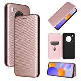 Carbon Fiber Texture Magnetic Horizontal Flip TPU + PC + PU Leather Case with Card Slot, For Huawei Y9a, For Huawei nova 8 SE, For Huawei Honor 10X Lite, For Samsung Galaxy A12 / M12, For Samsung Galaxy A32 5G, For Samsung Galaxy S30�������������������...