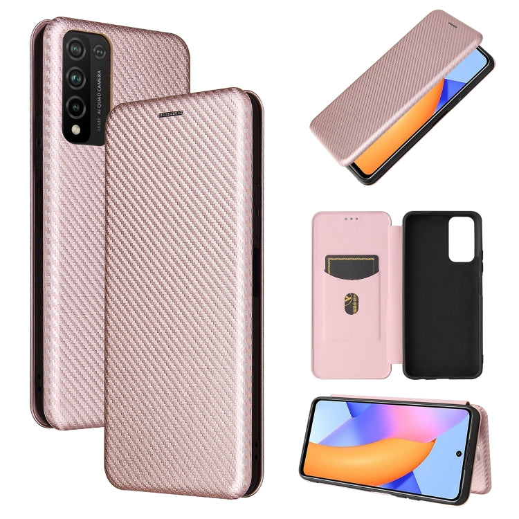 Carbon Fiber Texture Magnetic Horizontal Flip TPU + PC + PU Leather Case with Card Slot, For Huawei Y9a, For Huawei nova 8 SE, For Huawei Honor 10X Lite, For Samsung Galaxy A12 / M12, For Samsung Galaxy A32 5G, For Samsung Galaxy S30�������������������...