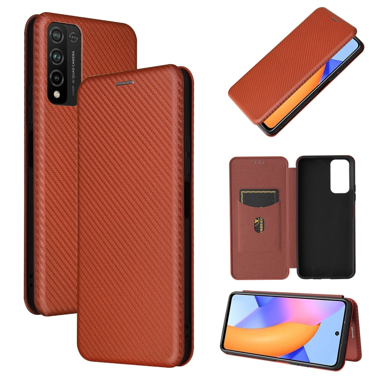 Carbon Fiber Texture Magnetic Horizontal Flip TPU + PC + PU Leather Case with Card Slot, For Huawei Y9a, For Huawei nova 8 SE, For Huawei Honor 10X Lite, For Samsung Galaxy A12 / M12, For Samsung Galaxy A32 5G, For Samsung Galaxy S30�������������������...