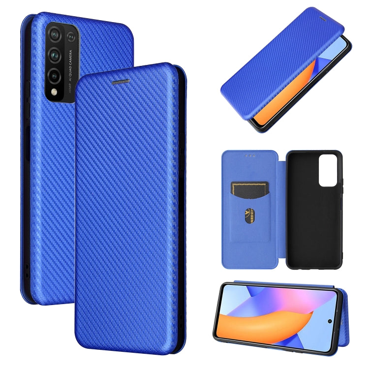 Carbon Fiber Texture Magnetic Horizontal Flip TPU + PC + PU Leather Case with Card Slot, For Huawei Y9a, For Huawei nova 8 SE, For Huawei Honor 10X Lite, For Samsung Galaxy A12 / M12, For Samsung Galaxy A32 5G, For Samsung Galaxy S30�������������������...
