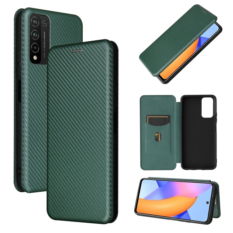 Carbon Fiber Texture Magnetic Horizontal Flip TPU + PC + PU Leather Case with Card Slot, For Huawei Y9a, For Huawei nova 8 SE, For Huawei Honor 10X Lite, For Samsung Galaxy A12 / M12, For Samsung Galaxy A32 5G, For Samsung Galaxy S30�������������������...