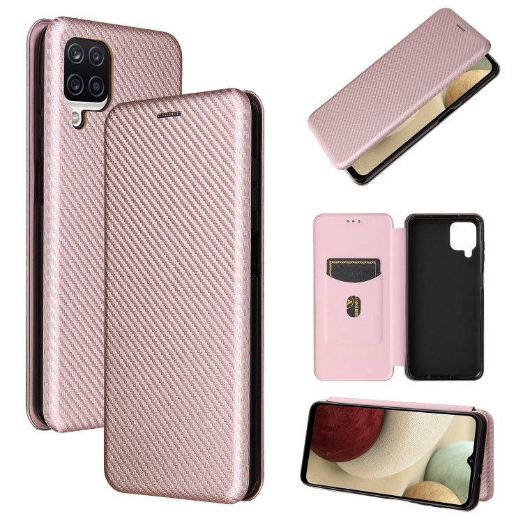 Carbon Fiber Texture Magnetic Horizontal Flip TPU + PC + PU Leather Case with Card Slot, For Huawei Y9a, For Huawei nova 8 SE, For Huawei Honor 10X Lite, For Samsung Galaxy A12 / M12, For Samsung Galaxy A32 5G, For Samsung Galaxy S30�������������������...