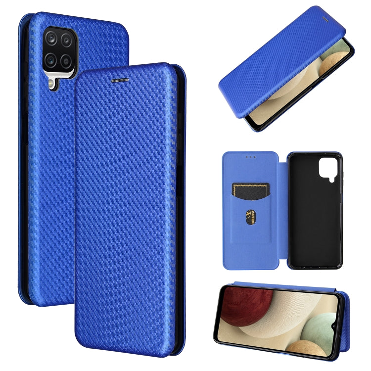 Carbon Fiber Texture Magnetic Horizontal Flip TPU + PC + PU Leather Case with Card Slot, For Huawei Y9a, For Huawei nova 8 SE, For Huawei Honor 10X Lite, For Samsung Galaxy A12 / M12, For Samsung Galaxy A32 5G, For Samsung Galaxy S30�������������������...
