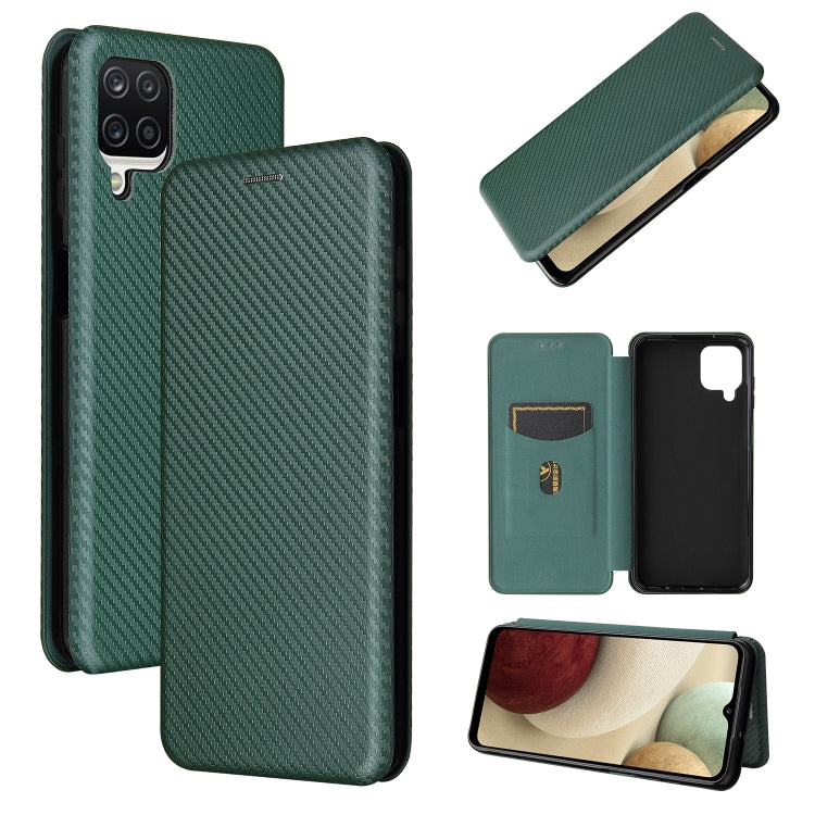 Carbon Fiber Texture Magnetic Horizontal Flip TPU + PC + PU Leather Case with Card Slot, For Huawei Y9a, For Huawei nova 8 SE, For Huawei Honor 10X Lite, For Samsung Galaxy A12 / M12, For Samsung Galaxy A32 5G, For Samsung Galaxy S30�������������������...