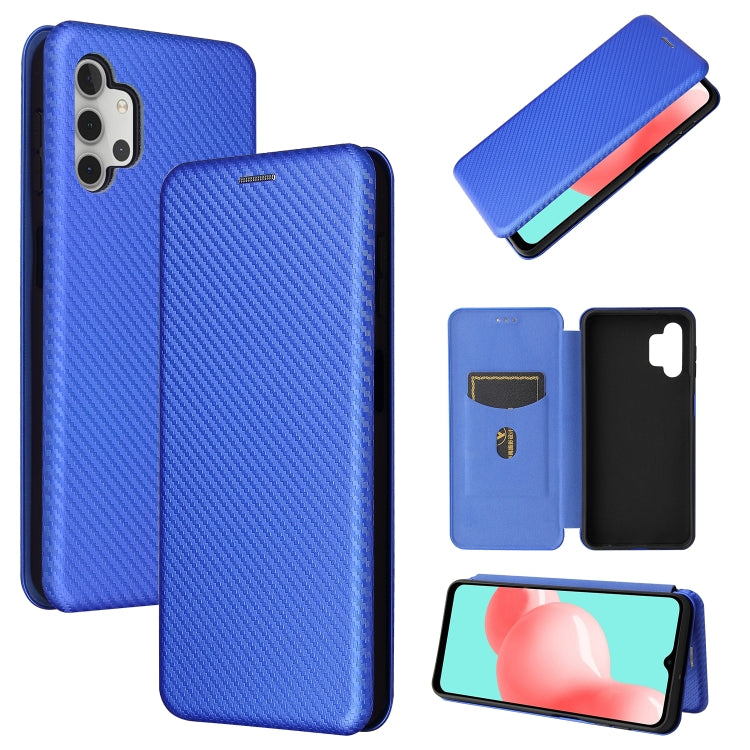 Carbon Fiber Texture Magnetic Horizontal Flip TPU + PC + PU Leather Case with Card Slot, For Huawei Y9a, For Huawei nova 8 SE, For Huawei Honor 10X Lite, For Samsung Galaxy A12 / M12, For Samsung Galaxy A32 5G, For Samsung Galaxy S30�������������������...