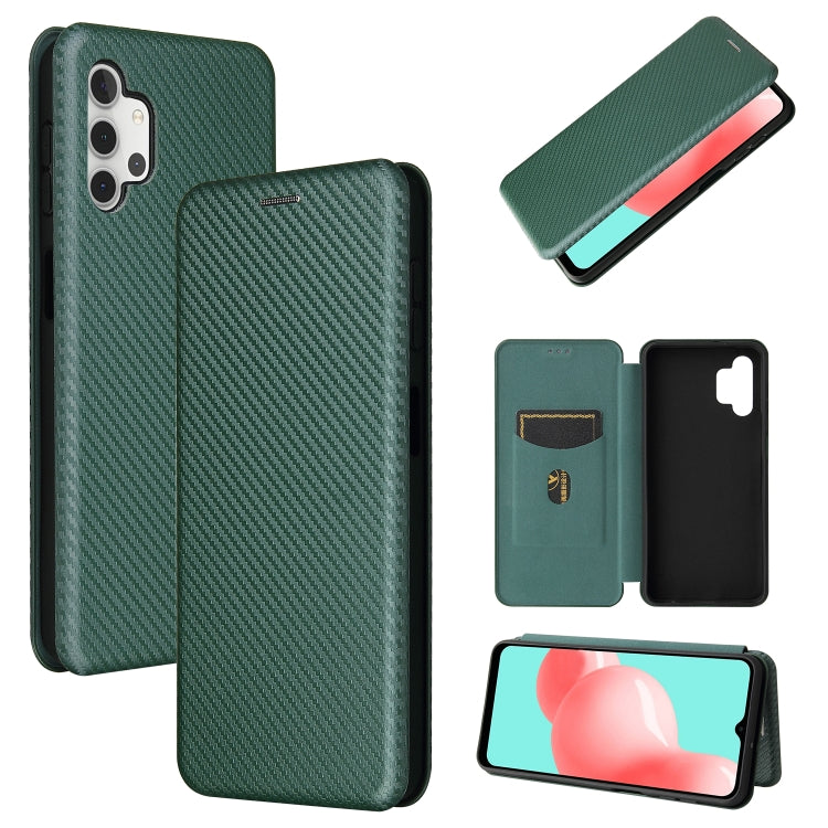 Carbon Fiber Texture Magnetic Horizontal Flip TPU + PC + PU Leather Case with Card Slot, For Huawei Y9a, For Huawei nova 8 SE, For Huawei Honor 10X Lite, For Samsung Galaxy A12 / M12, For Samsung Galaxy A32 5G, For Samsung Galaxy S30�������������������...