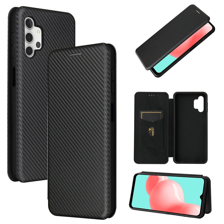 Carbon Fiber Texture Magnetic Horizontal Flip TPU + PC + PU Leather Case with Card Slot, For Huawei Y9a, For Huawei nova 8 SE, For Huawei Honor 10X Lite, For Samsung Galaxy A12 / M12, For Samsung Galaxy A32 5G, For Samsung Galaxy S30�������������������...