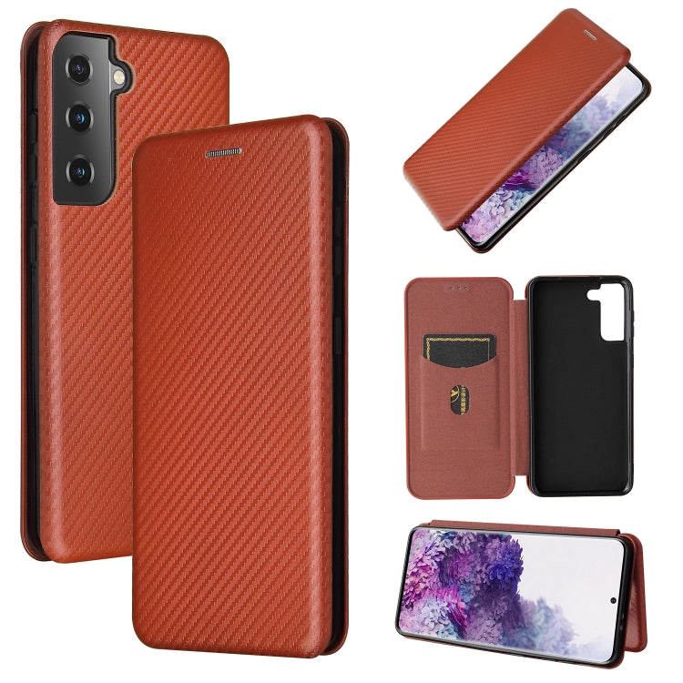 Carbon Fiber Texture Magnetic Horizontal Flip TPU + PC + PU Leather Case with Card Slot, For Huawei Y9a, For Huawei nova 8 SE, For Huawei Honor 10X Lite, For Samsung Galaxy A12 / M12, For Samsung Galaxy A32 5G, For Samsung Galaxy S30�������������������...