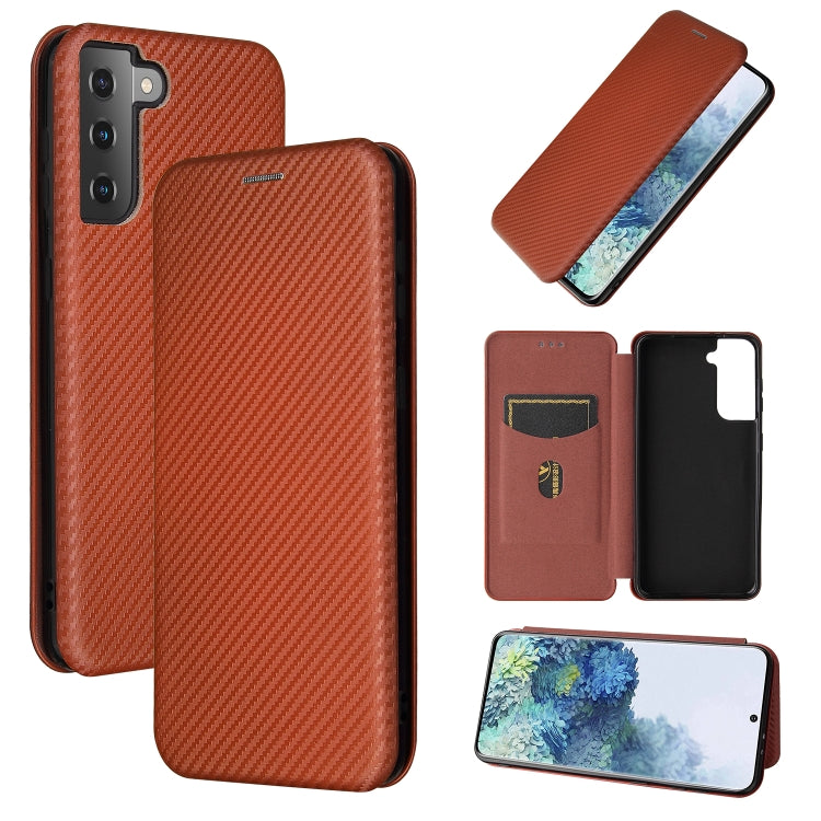 Carbon Fiber Texture Magnetic Horizontal Flip TPU + PC + PU Leather Case with Card Slot, For Huawei Y9a, For Huawei nova 8 SE, For Huawei Honor 10X Lite, For Samsung Galaxy A12 / M12, For Samsung Galaxy A32 5G, For Samsung Galaxy S30�������������������...