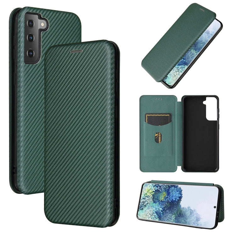 Carbon Fiber Texture Magnetic Horizontal Flip TPU + PC + PU Leather Case with Card Slot, For Huawei Y9a, For Huawei nova 8 SE, For Huawei Honor 10X Lite, For Samsung Galaxy A12 / M12, For Samsung Galaxy A32 5G, For Samsung Galaxy S30�������������������...