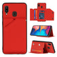 Skin Feel PU + TPU + PC Back Cover Shockproof Case with Card Slots & Holder & Photo Frame, For Samsung Galaxy A20 & A30, For Samsung Galaxy A31, For Samsung Galaxy A51, For Samsung Galaxy M51, For Samsung Galaxy M80s & A91, For Samsung Galaxy S20+