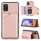 Skin Feel PU + TPU + PC Back Cover Shockproof Case with Card Slots & Holder & Photo Frame, For Samsung Galaxy A20 & A30, For Samsung Galaxy A31, For Samsung Galaxy A51, For Samsung Galaxy M51, For Samsung Galaxy M80s & A91, For Samsung Galaxy S20+