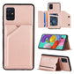 Skin Feel PU + TPU + PC Back Cover Shockproof Case with Card Slots & Holder & Photo Frame, For Samsung Galaxy A20 & A30, For Samsung Galaxy A31, For Samsung Galaxy A51, For Samsung Galaxy M51, For Samsung Galaxy M80s & A91, For Samsung Galaxy S20+