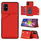Skin Feel PU + TPU + PC Back Cover Shockproof Case with Card Slots & Holder & Photo Frame, For Samsung Galaxy A20 & A30, For Samsung Galaxy A31, For Samsung Galaxy A51, For Samsung Galaxy M51, For Samsung Galaxy M80s & A91, For Samsung Galaxy S20+