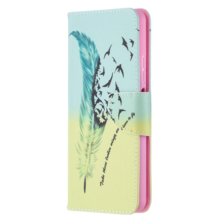 Colored Drawing Pattern Horizontal Flip Leather Case with Holder & Card Slots & Wallet