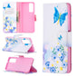 Colored Drawing Pattern Horizontal Flip Leather Case with Holder & Card Slots & Wallet