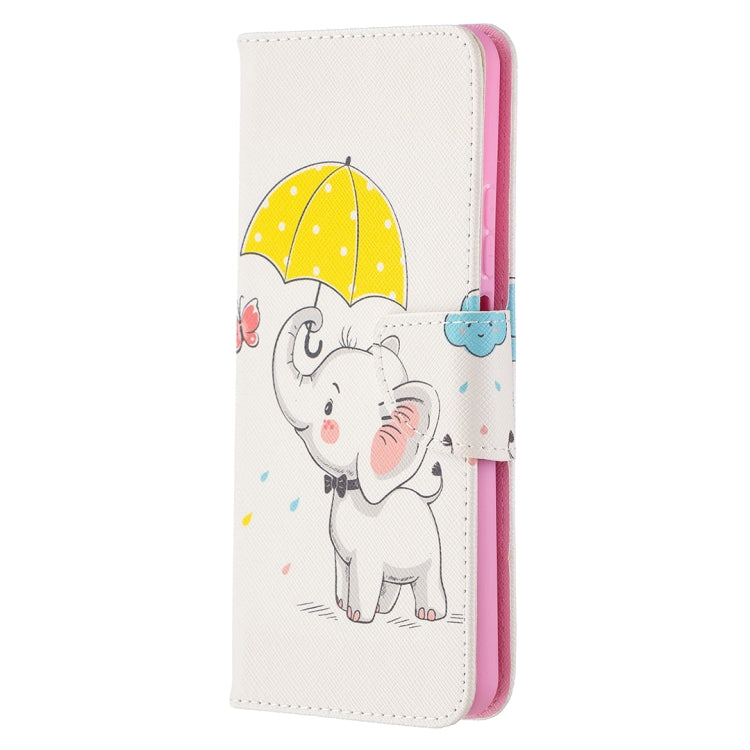 Colored Drawing Pattern Horizontal Flip Leather Case with Holder & Card Slots & Wallet