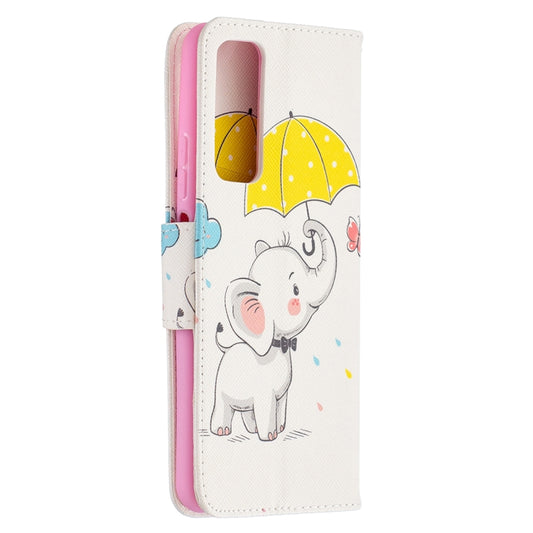 Colored Drawing Pattern Horizontal Flip Leather Case with Holder & Card Slots & Wallet