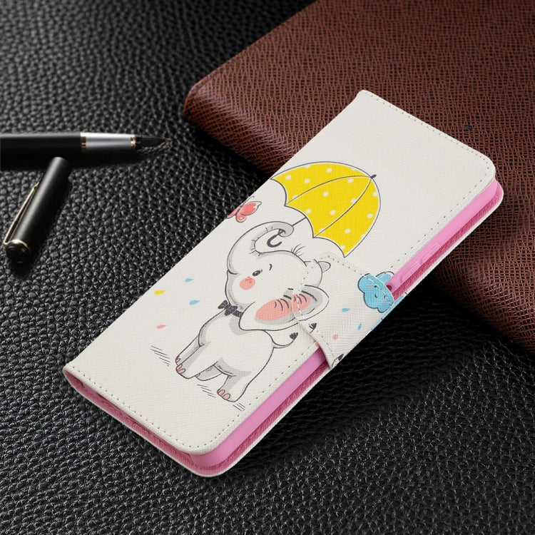 Colored Drawing Pattern Horizontal Flip Leather Case with Holder & Card Slots & Wallet