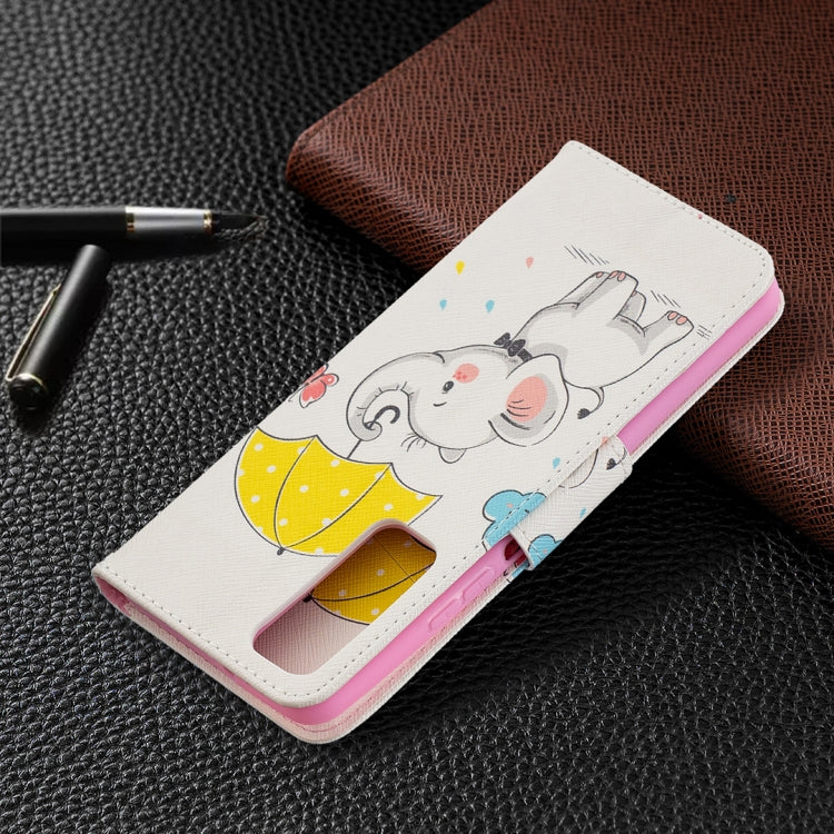 Colored Drawing Pattern Horizontal Flip Leather Case with Holder & Card Slots & Wallet