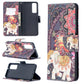 Colored Drawing Pattern Horizontal Flip Leather Case with Holder & Card Slots & Wallet