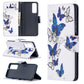 Colored Drawing Pattern Horizontal Flip Leather Case with Holder & Card Slots & Wallet