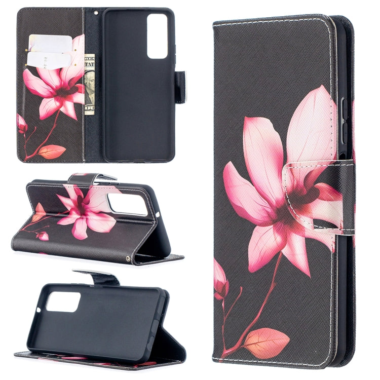 Colored Drawing Pattern Horizontal Flip Leather Case with Holder & Card Slots & Wallet