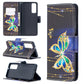 Colored Drawing Pattern Horizontal Flip Leather Case with Holder & Card Slots & Wallet