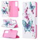 Colored Drawing Pattern Horizontal Flip Leather Case with Holder & Card Slots & Wallet
