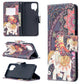 Colored Drawing Pattern Horizontal Flip Leather Case with Holder & Card Slots & Wallet