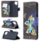 Colored Drawing Pattern Horizontal Flip Leather Case with Holder & Card Slots & Wallet