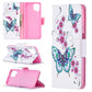 Colored Drawing Pattern Horizontal Flip Leather Case with Holder & Card Slots & Wallet