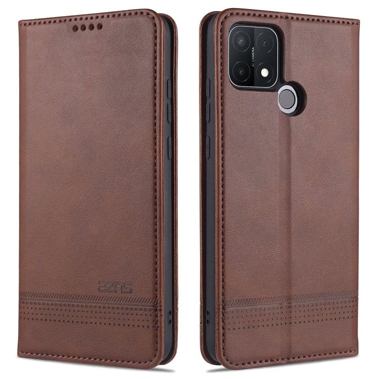 AZNS Magnetic Calf Texture Horizontal Flip Leather Case with Card Slots & Holder & Wallet, For OPPO A15, For vivo Y20, For vivo Y70s / Y51s / IQOO U1, For Samsung Galaxy A42 5G, For Samsung Galaxy M51 (Side Fingerprint)